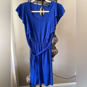 Short blue everyday dress